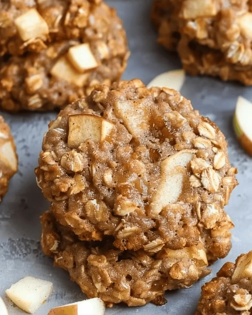 Healthy Apple Pie Oatmeal Breakfast Cookies: The Best Guilt-Free Indulgence