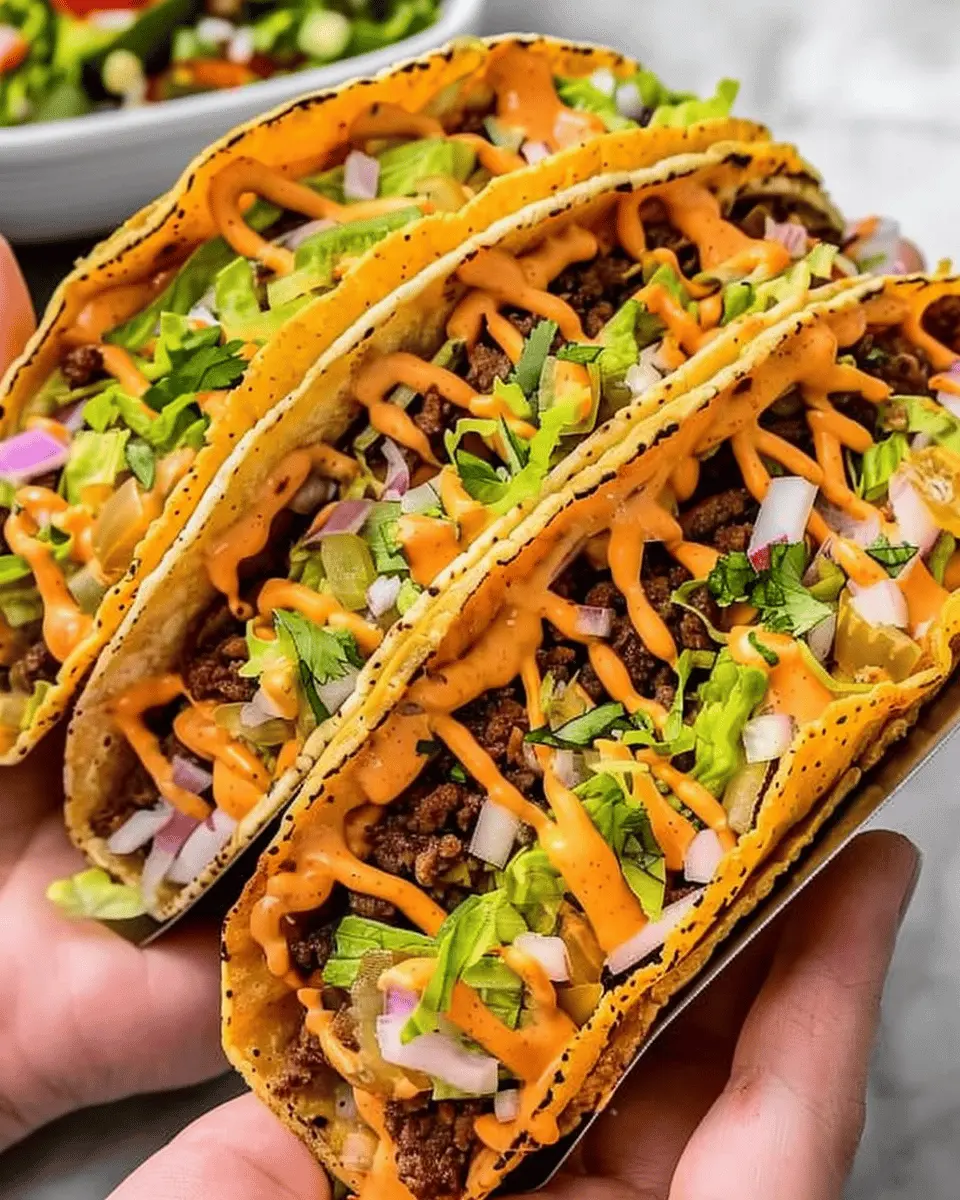 Big Mac Tacos: Indulgent Flavor with Turkey Bacon and Chicken Ham