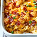 Cracked Out Tater Tot Breakfast Casserole