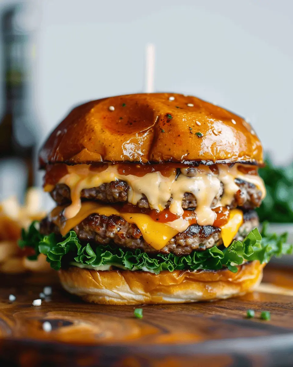 Crack Burger Recipe: Juicy Beef & Turkey Bacon Delight at Home