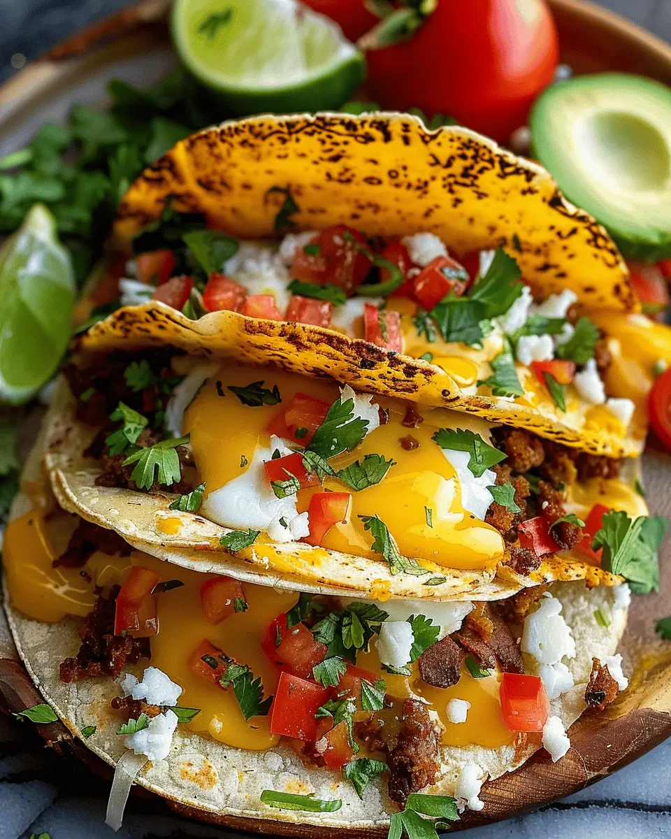 Baked Breakfast Tacos: Easy Turkey Bacon and Chicken Ham Delight