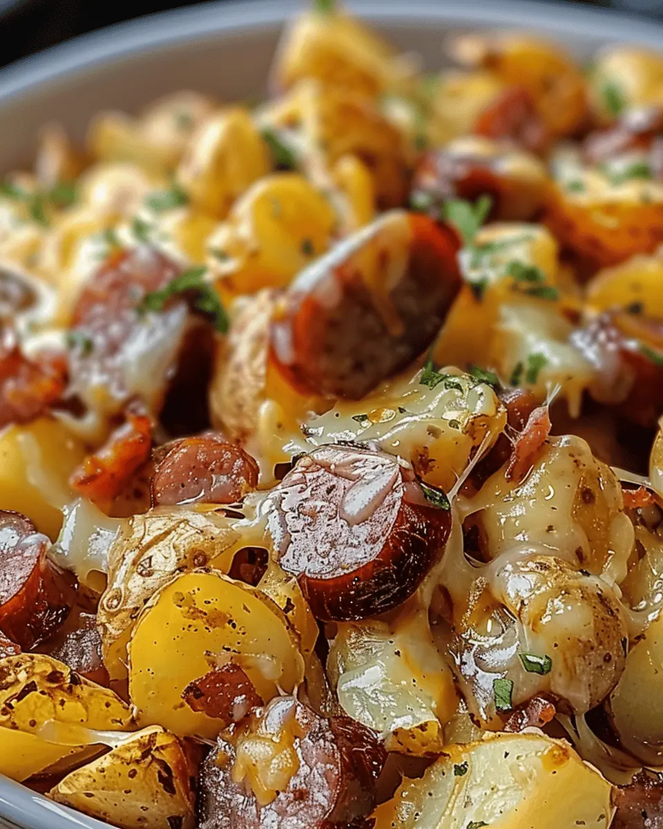 Cheesy Ranch Potatoes and Smoked Sausage: Easy Comfort Food Delight