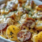 Cheesy Ranch Potatoes and Smoked Sausage