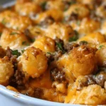 Tater Tot Casserole with Ground Beef