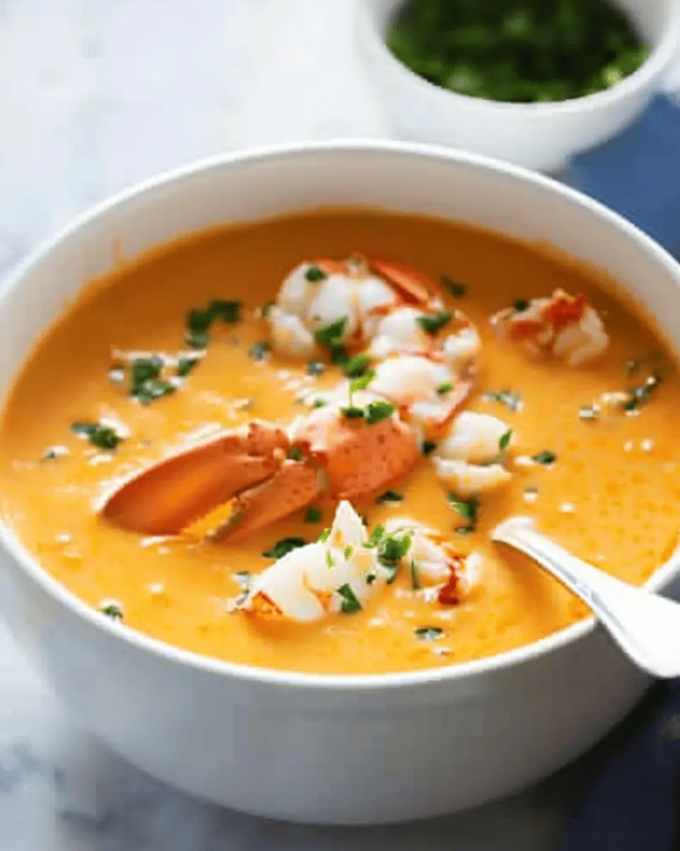 Classic Creamy Lobster Bisque: Indulgent Comfort in Every Spoonful