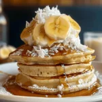 Sweet Coconut Cream Pancakes