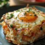 Baked Eggs Napoleon