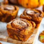 Cinnamon Swirl Pumpkin Bread Mini Loaves