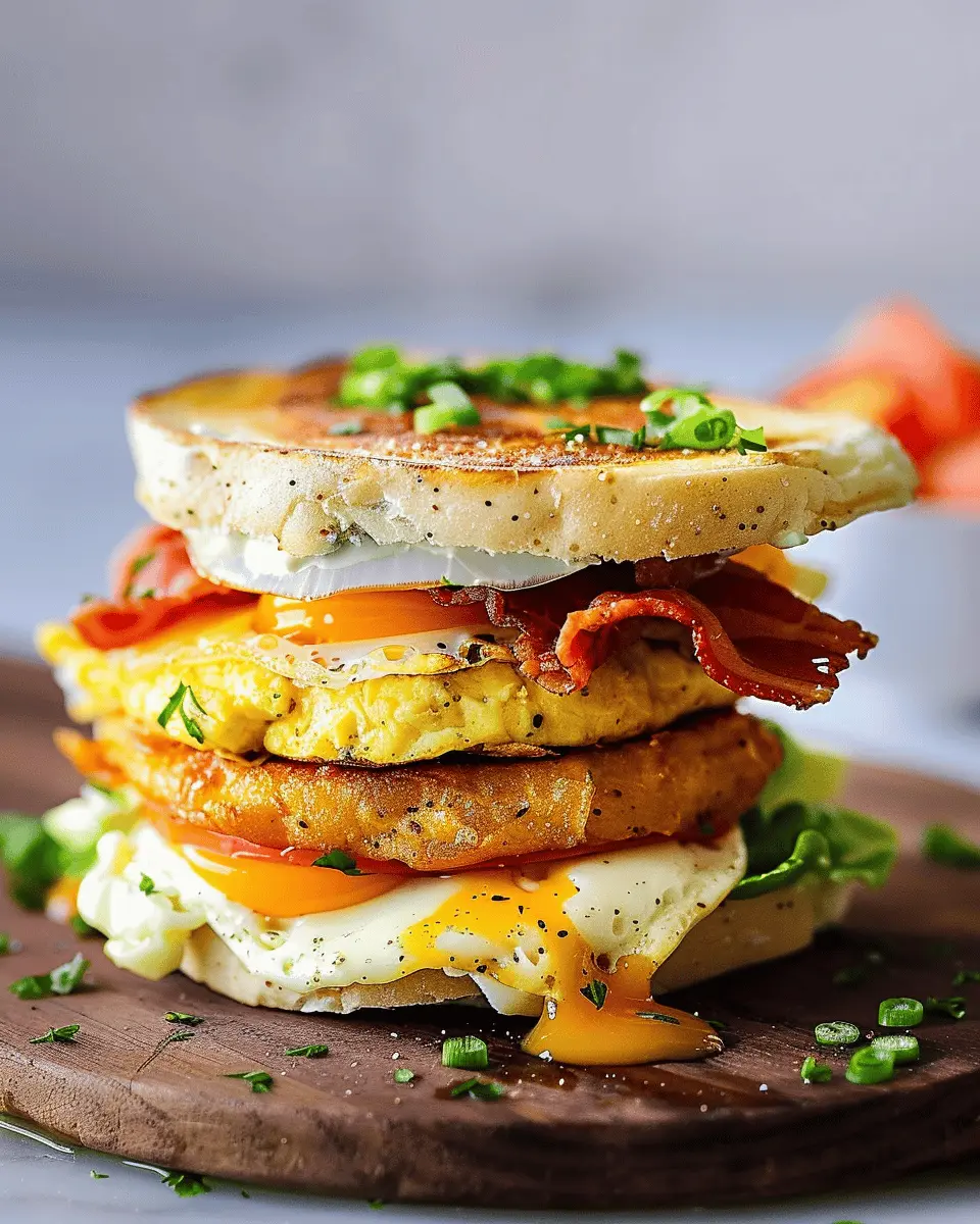 Breakfast Sandwich Bliss: Easy Recipes with Turkey Bacon & Chicken Ham