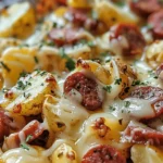 Cheesy Ranch Potatoes and Smoked Sausage