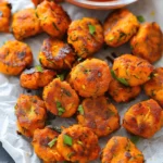 Baked Sweet Potato Zucchini Tots