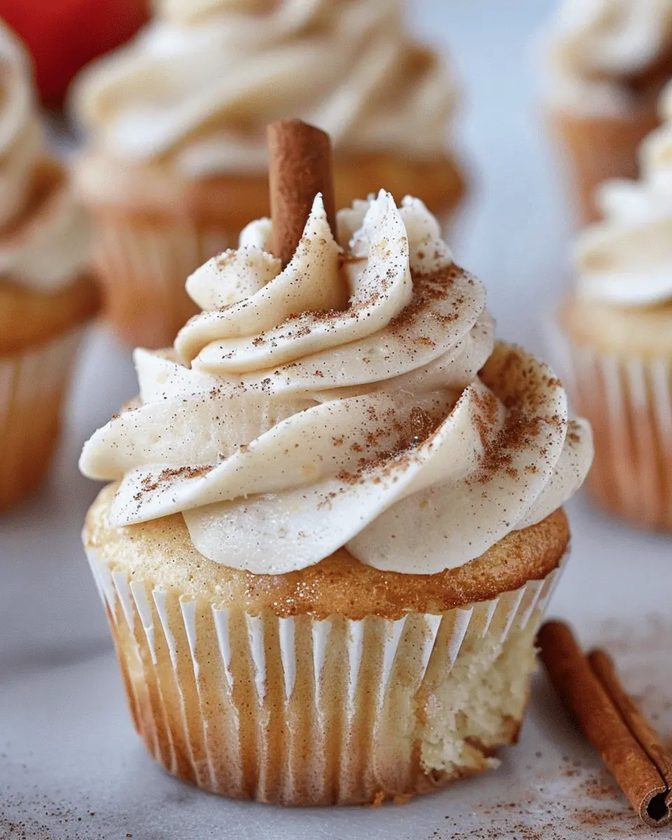 Apple Pie Cupcakes: The Best Cinnamon Vanilla Frosting Recipe