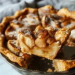 Cinnamon Roll Apple Pie