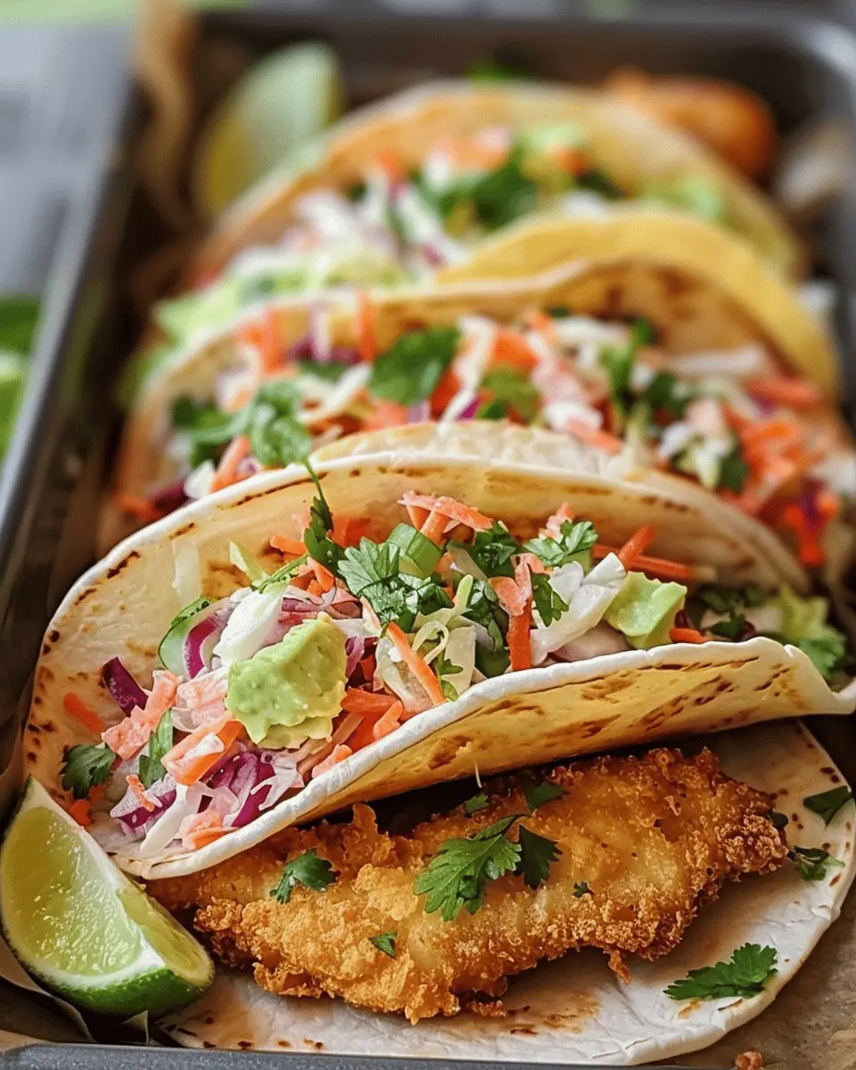 Crispy Fish Tacos with Cilantro Lime Slaw: The Best Homemade Delight