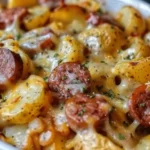 Cheesy Ranch Potatoes and Smoked Sausage