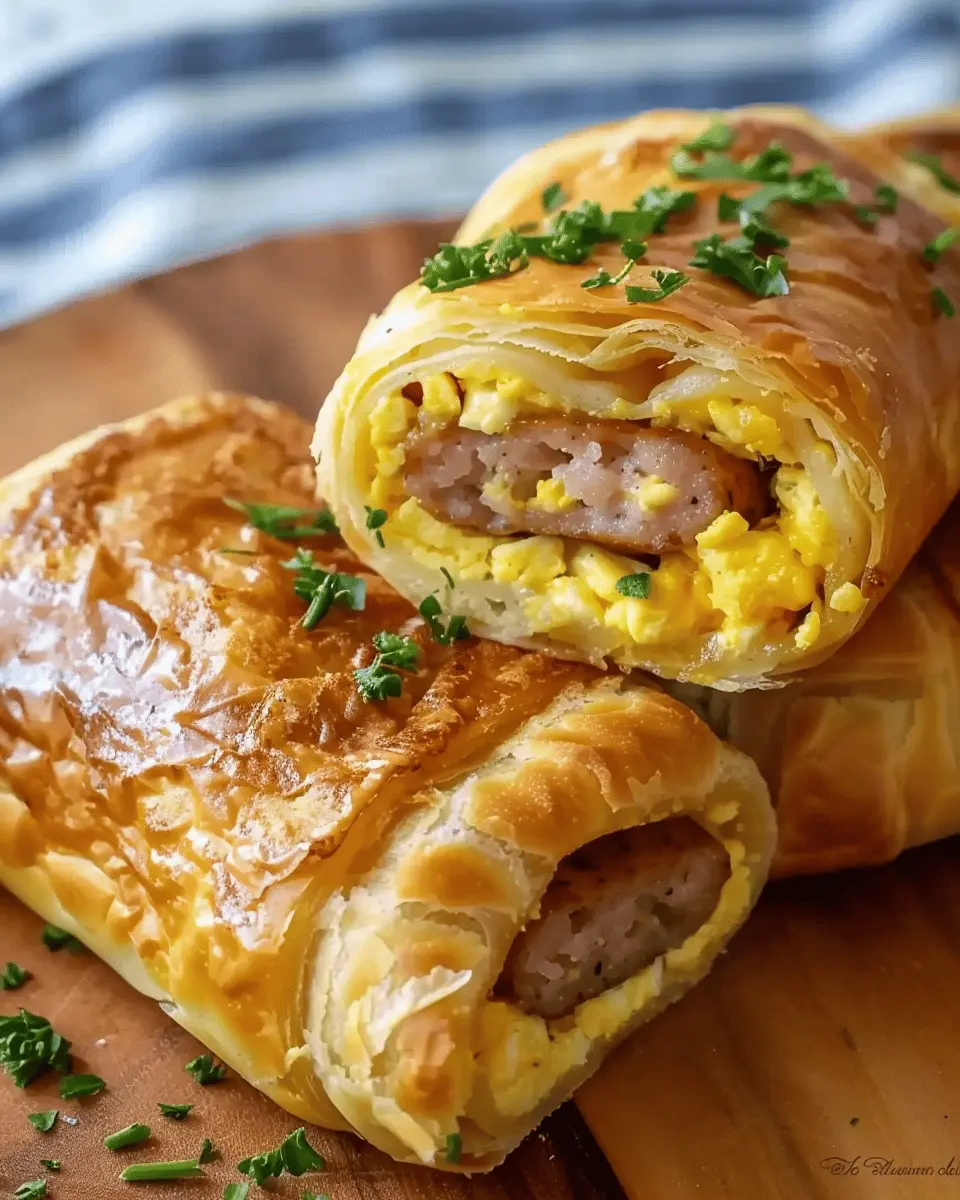 Sausage Egg Breakfast Roll-Ups: Easy and Flavorful Morning Delight