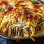 Creamy Southern Spaghetti Bake