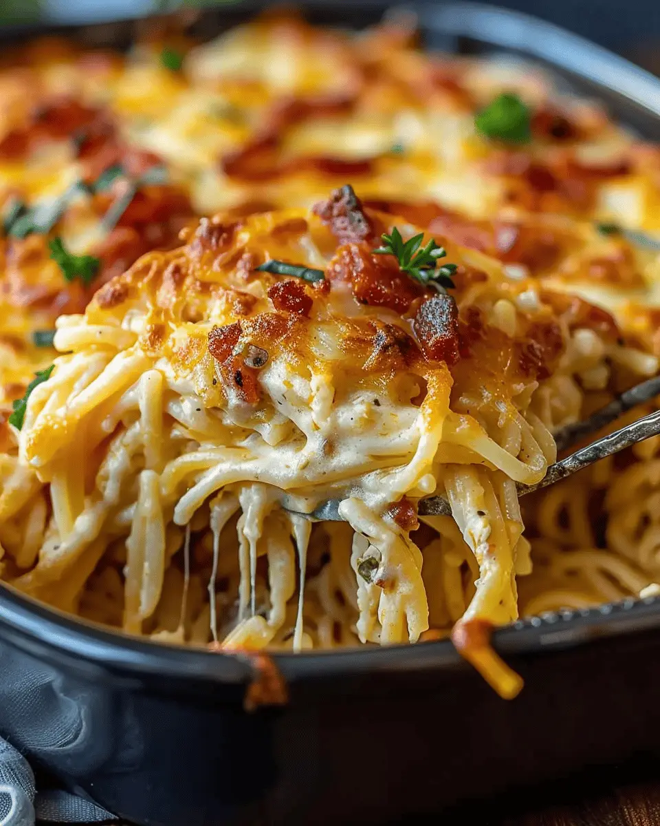 Creamy Southern Spaghetti Bake: The Best Comfort Food Dish