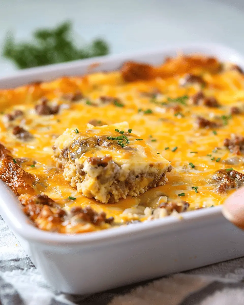 Breakfast Casserole Delight: Easy Turkey Bacon and Chicken Ham Recipe