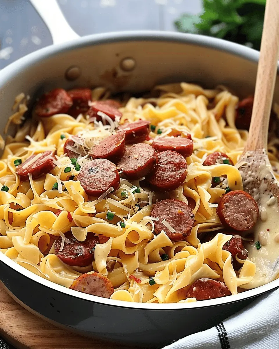 One Pot Creamy Cajun Sausage Pasta: The Best Comfort Food Delight