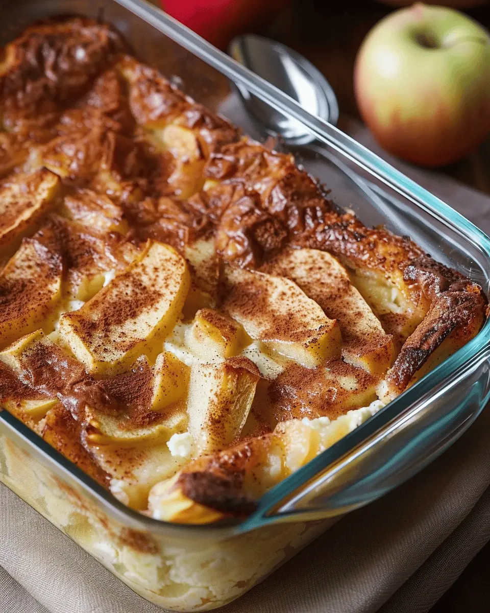 Apple Cinnamon Cottage Cheese Bake: The Best Comfort Dish Ever