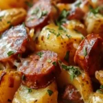 Cheesy Ranch Potatoes and Smoked Sausage