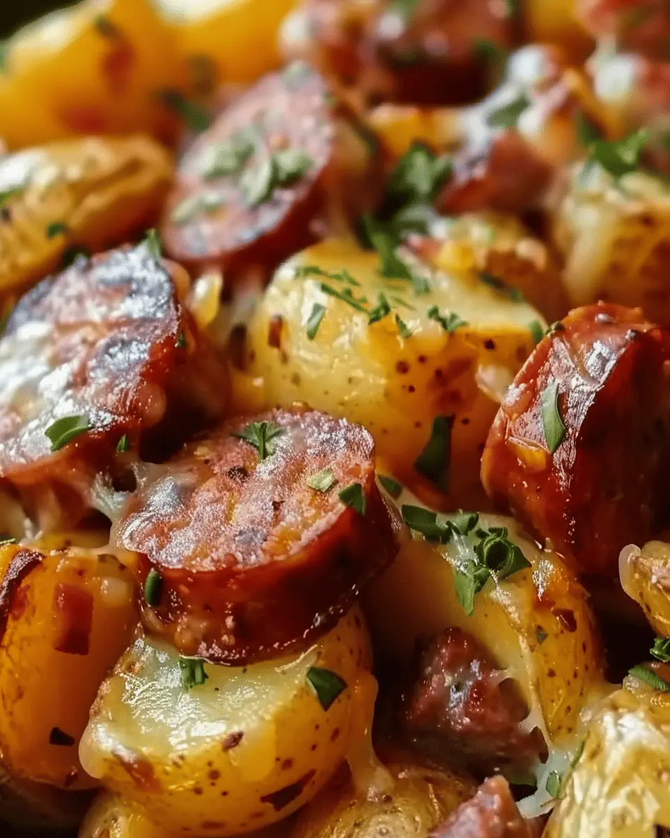 Cheesy Ranch Potatoes and Smoked Sausage: A Comforting Delight