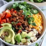 Easy Healthy Taco Rice Bowl