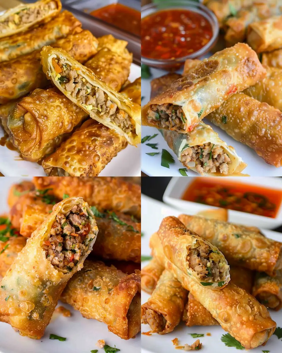 Italian Pork Egg Rolls: A Juicy Twist on Comfort Food Delight