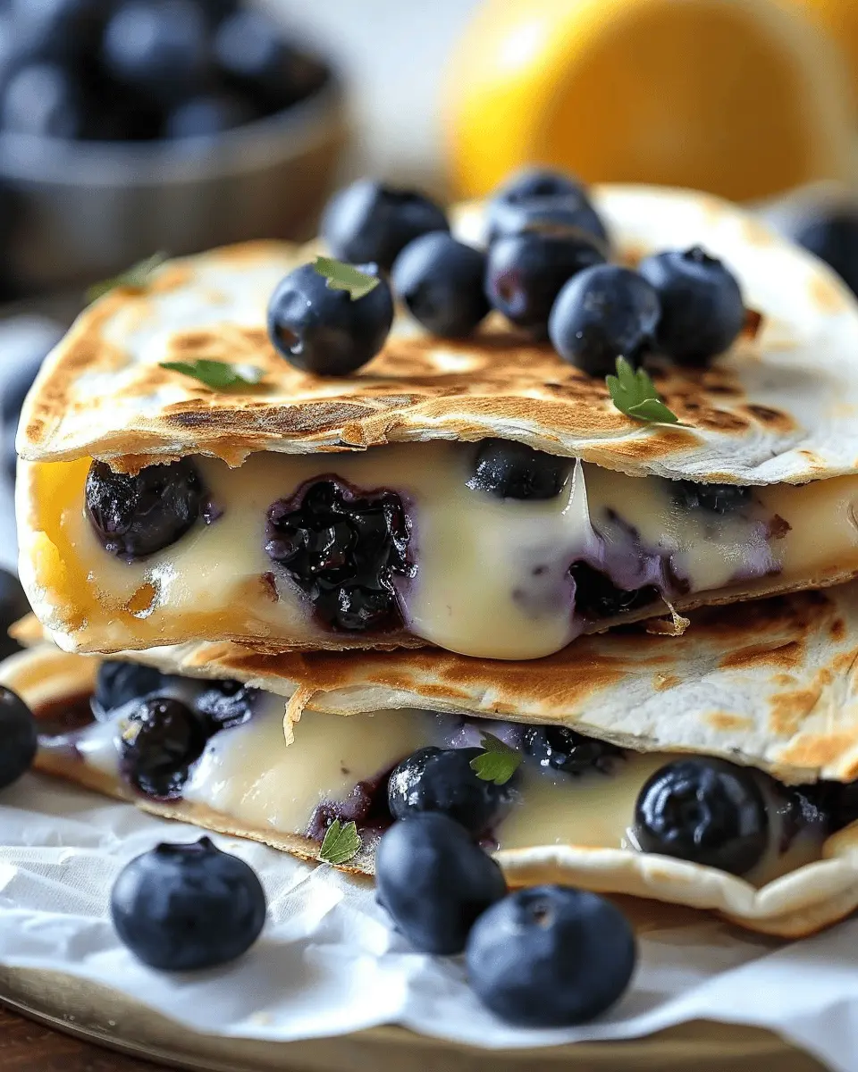 Blueberry Breakfast Quesadilla Recipe: A Delicious Twist on Mornings