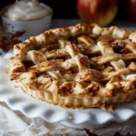 Toffee Apple Pie with Vanilla Custard