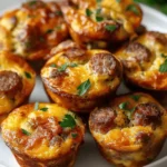 High-Protein Pancake Sausage Mini Muffins