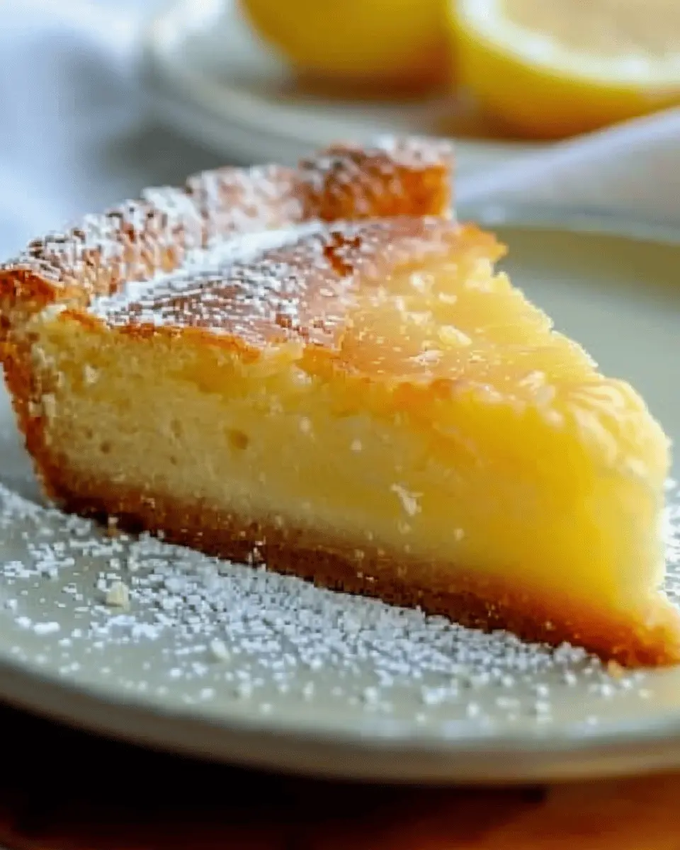 Italian Grandma’s Lemon Custard Cake: Easy Comforting Delight