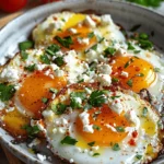 Crispy Feta Fried Eggs