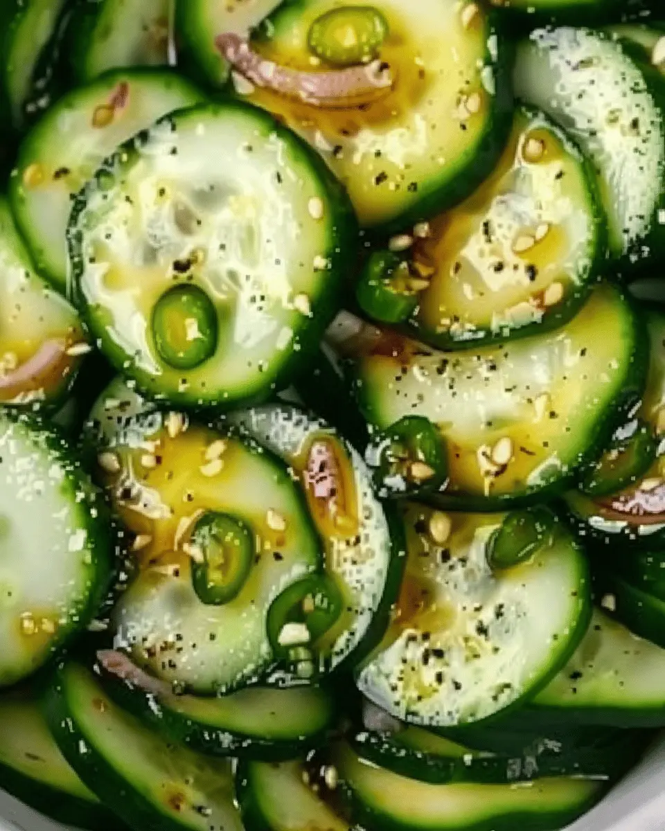 Crunchy Cucumber Salad: A Refreshing Twist with Turkey Bacon