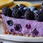 No-Bake Blueberry Chia Seed Pie