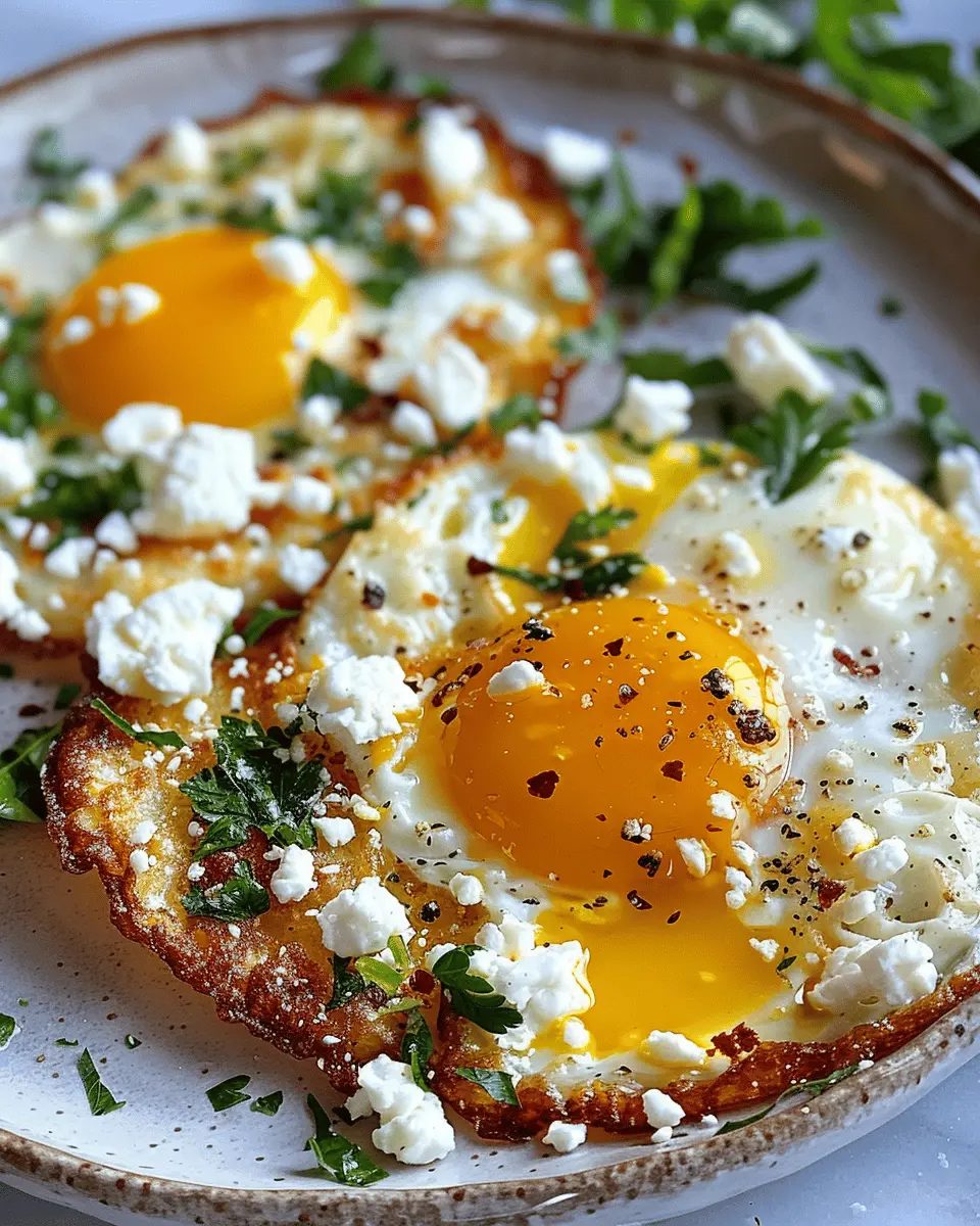 Crispy Feta Fried Eggs: An Easy Delight for Brunch Lovers