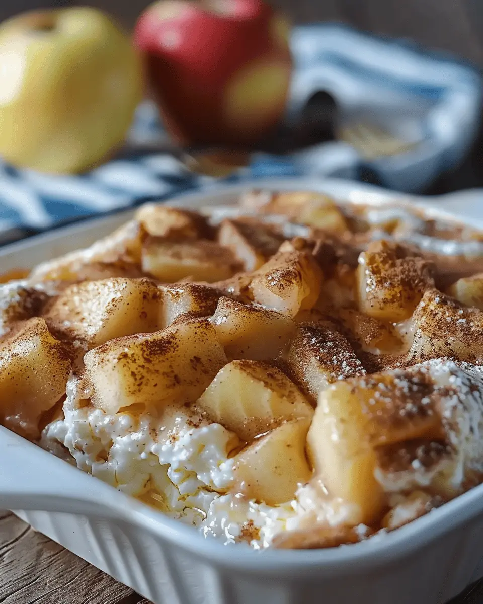 Apple Cinnamon Cottage Cheese Bake: A Cozy, Indulgent Delight