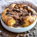 Decadent Chocolate Croissant Breakfast Bake