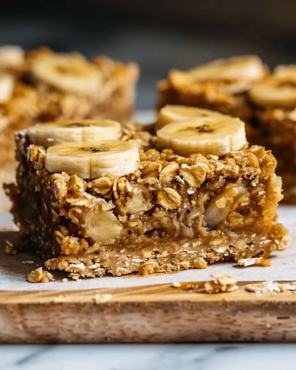 Banana Oatmeal Bars: Easy, Healthy Snack for Any Time