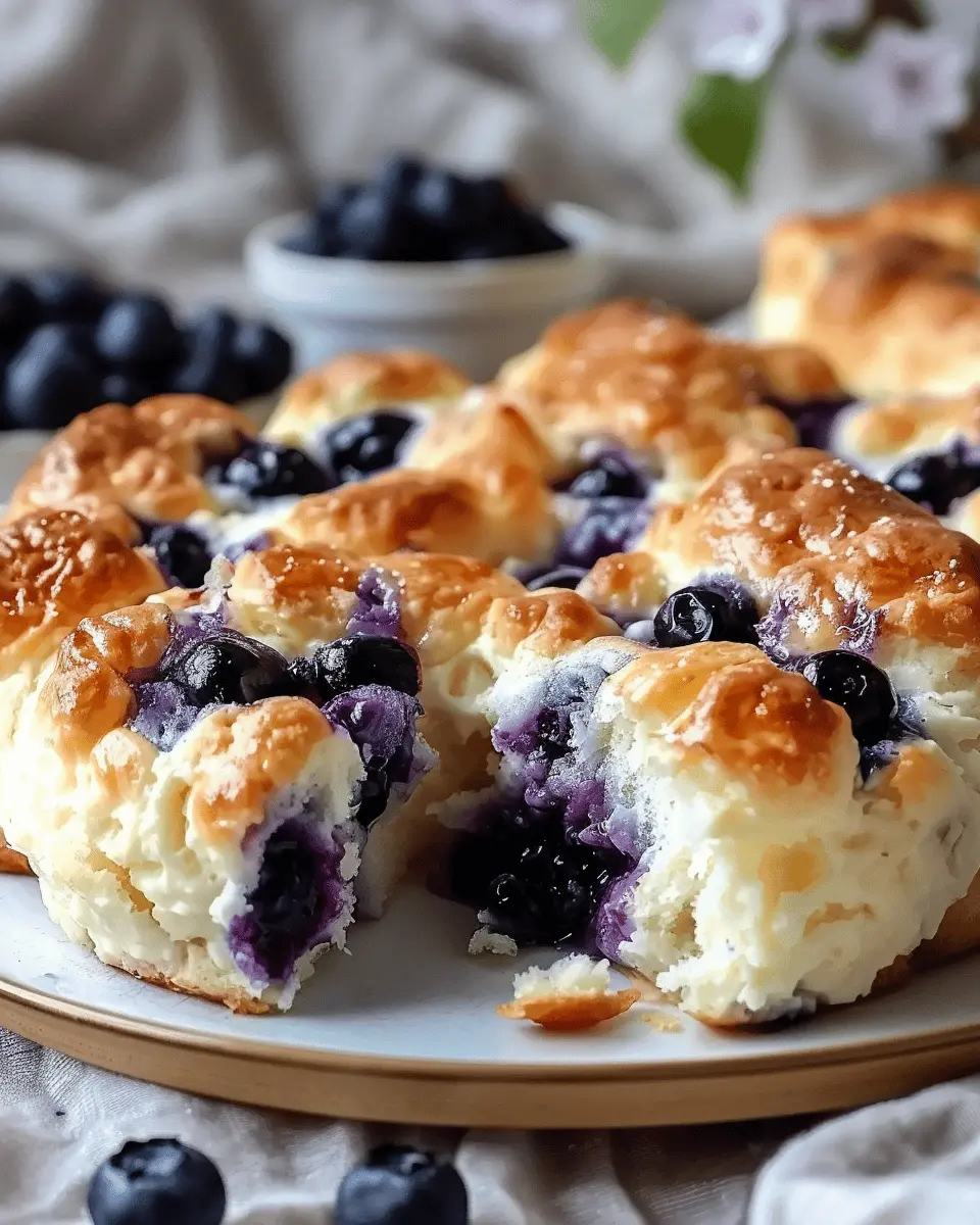 Cottage Cheese Blueberry Cloud Bread: Easy, Light, and Delicious