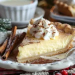 Christmas ECinnamon Vanilla Custard Pie