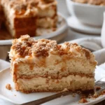Irresistible Cream Cheese Coffee Cake with Crunchy Topping