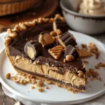 Giant Peanut Butter Cup Pie