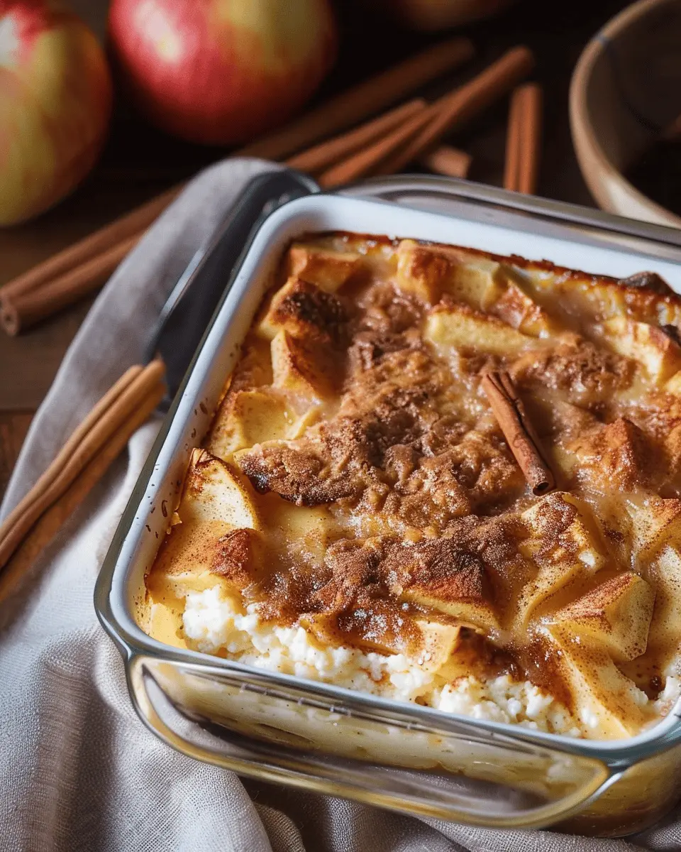 Apple Cinnamon Cottage Cheese Bake: Easy Comfort Food Delight