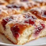Homemade Jam Donut Focaccia