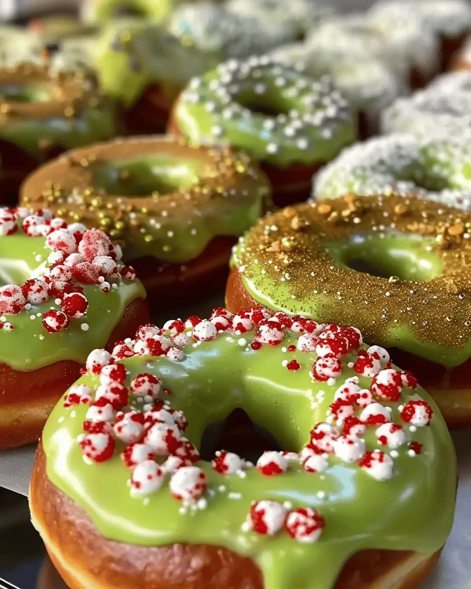 Grinch Donuts Delightful Treats: Easy Festive Sweets to Share