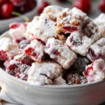 Cherry Cheesecake Puppy Chow Delight