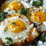 Crispy Feta Fried Eggs