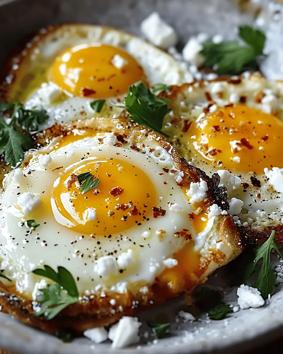 Crispy Feta Fried Eggs: A Delicious Twist on Breakfast Classics